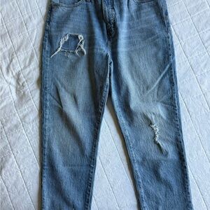 Madewell Classic Straight Jean Corrie Wash step-hem edition size 31
